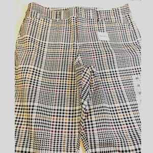 Old Navy Pixie High Rise Checkered Pants - Size 12 NEW w/Tags